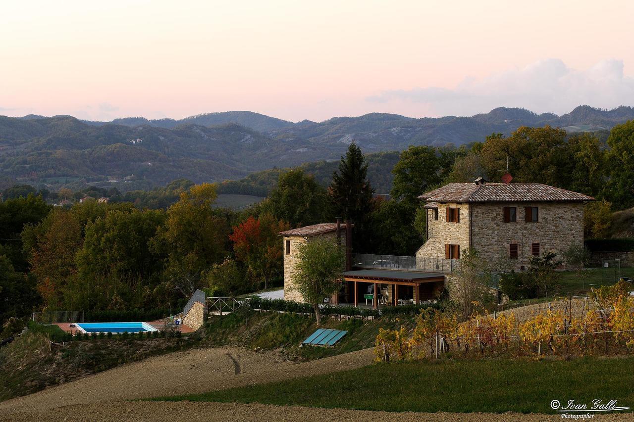 Agriturismo La Cima Gubbio Bagian luar foto