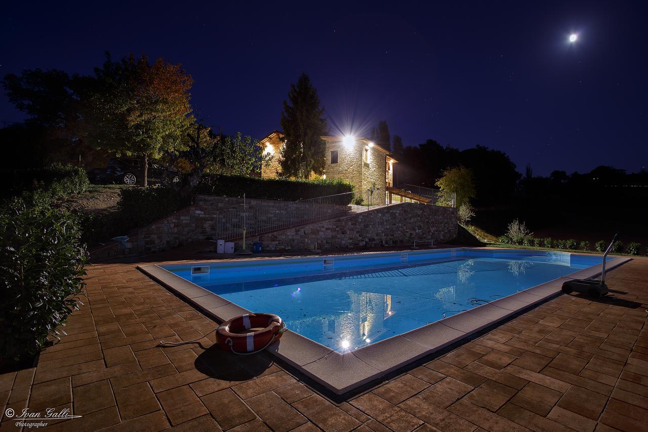 Agriturismo La Cima Gubbio Bagian luar foto